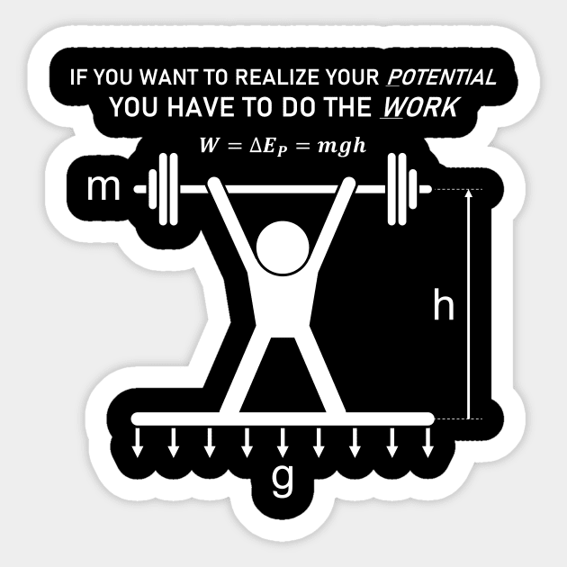 Lifting Physics Potential Energy Work Sticker by IORS